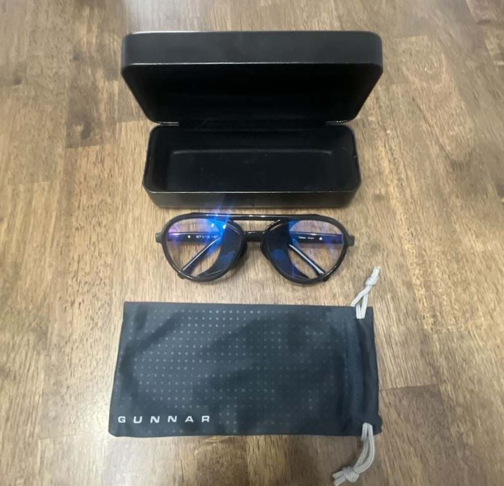 Gunnar Tallac Blue Light Blocking Glasses - Onyx